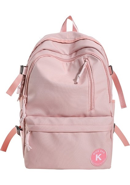 Kolej Ortaokul Erkek ve Kadın Sırt Çantası Kampüs Eğlence Seyahatinin Üst Düzey Anlamda Kore Versiyonu, Kirlenmeye Dayanıklı, Büyük Kapasiteli Bilgisayar Sırt Çantası (Yurt Dışından)