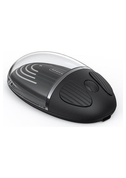 Ducis Series 2 Cihaz Bağlantılı 2,4ghz 1200DPİ Işıklı Şeffaf Mouse, 300MAH Uzun Şarjlı Sessiz Mouse