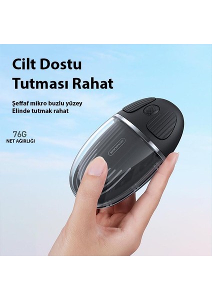 Ducis Series 2 Cihaz Bağlantılı 2,4ghz 1200DPİ Işıklı Şeffaf Mouse, 300MAH Uzun Şarjlı Sessiz Mouse