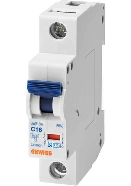 RB60 Mcb 1p C20 6ka 1m Otomatik Sigorta