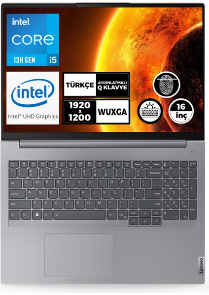 Thinkbook 16 Gen 6 I5-1335U 16GB 1tb SSD 16" Wuxga Windows 11 Pro Taşınabilir Bilgisayar 21KH001ETR018 fırsatları