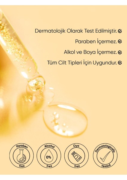 Yoğun Aydınlatıcı Leke Karşıtı Vitamin C Serum - 30 ml | %10 Vitamin C Içeriği Ile Etkili Bakım