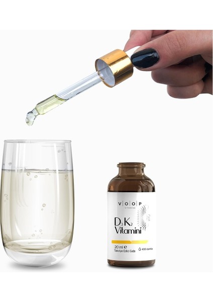 Vitamin D3K2 Sprey-Damla 20 ml 2 Adet