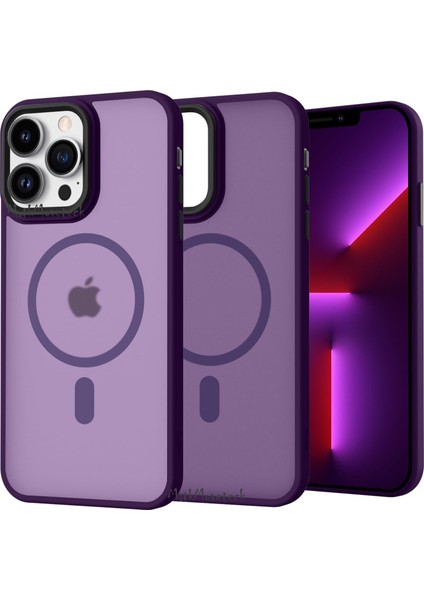 Apple iPhone 12 Pro Kılıf Mat Magsafe Wireless Şarj Destekli