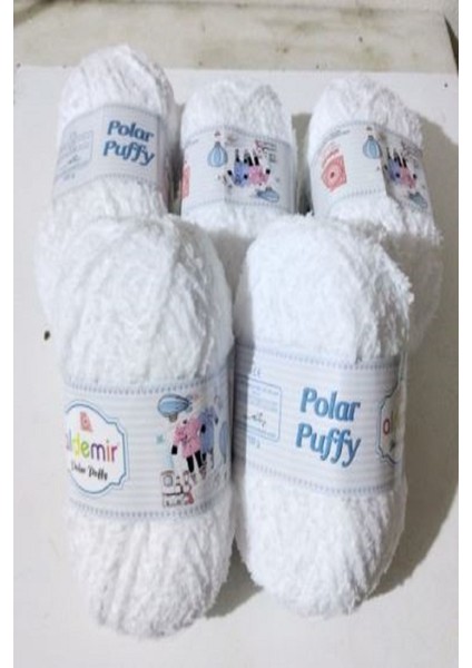 Polar Puffy 5 Adet Beyaz Colar : 053