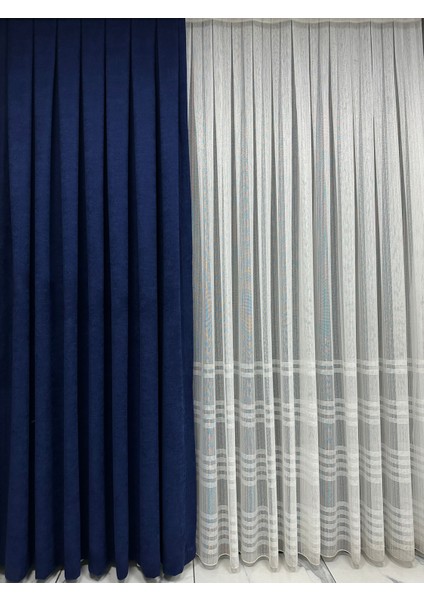 Ada Fonluk Parlament Mavisi (Açık Lacivert) Tek Kanat 1/3 Sık Pile fiyatları