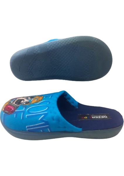 Erkek Çocuk Mavi-Lacivert Köpek Figürlü Ev Içi Terlik GZRR778-007 fırsatları
