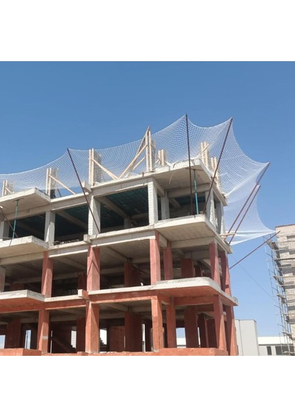 Güvenlik Filesi 2X10M Göz Aralığı 10X10MM Ip Kalınlığı 6mm