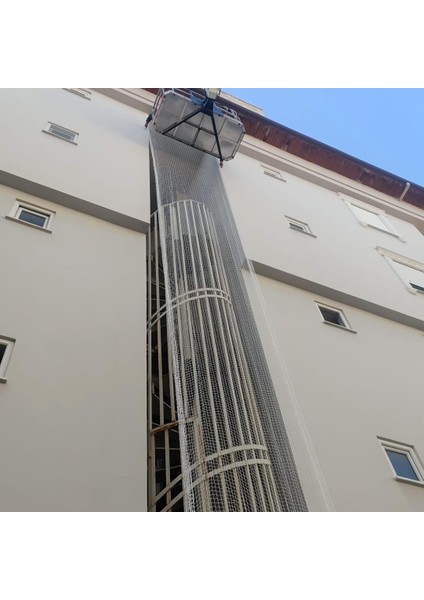 Güvenlik Filesi 2X10M Göz Aralığı 10X10MM Ip Kalınlığı 6mm