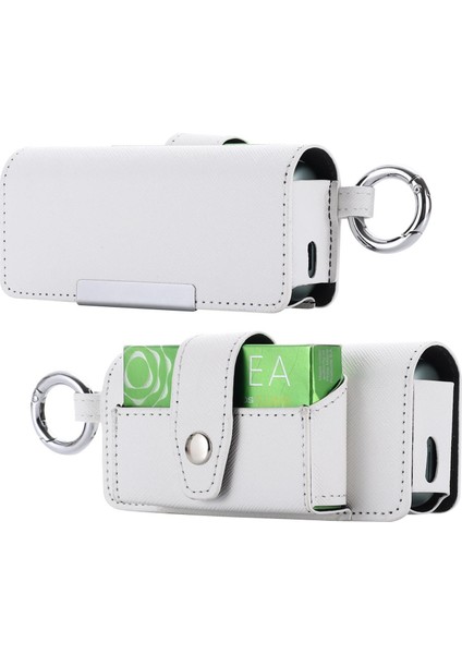 R Tuval Malzeme Durumda Iqos Duo Çanta Saklama Kutusu Iqos Duo Krem Renk