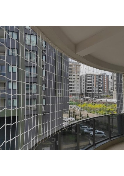 Balkon Güvenlik Filesi 4X3M Göz Aralığı 10X10MM