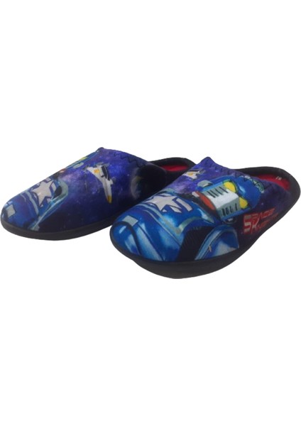 Erkek Çocuk Sax Kırmızı Uzay Figürlü Ev Içi Terlik GZRR778-007 modelleri