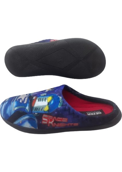 Erkek Çocuk Sax Kırmızı Uzay Figürlü Ev Içi Terlik GZRR778-007 fırsatları