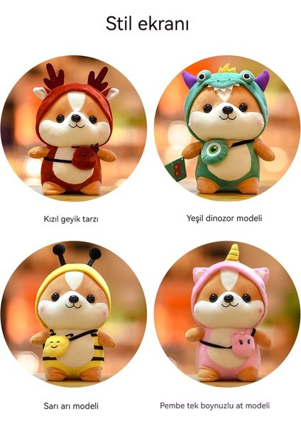 Sevimli Shiba Inu Doll Köpek Yavrusu Bebek (Yurt Dışından)