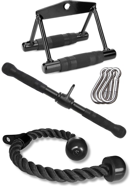 Calisma Istasyonlari - Fitness Aparat - Triceps Halati - Vücut Geliştirme Istasyonu - Aparat Seti