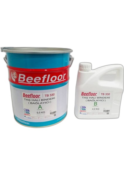 Taş Halı Bağlayıcı 2k (Binder) Şeffaf (13.5 Kg)
