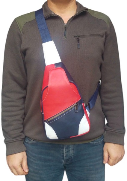 Hakiki Deri Göğüs Çantası Bodybag LD463