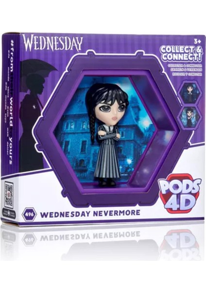 Wednesday Nevermore Immersive 4d Pod Figür Okul Kıyafetli 496 Gko