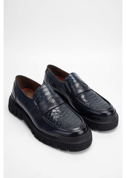Erkek Deri Lacivert Loafer Ayakkabı 477 67615 Erk Ayk Sk23/24 Lacı Gyk/Yln