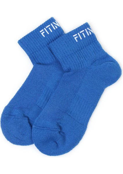 Premium Performance quarter Unisex Spor çorap mavi modelleri