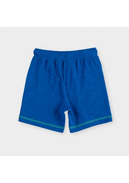 Beli Lastikli Şort Erkek Çocuklar İçin Enerjik ve Konforlu Günlük Kullanım Mavi fiyatları