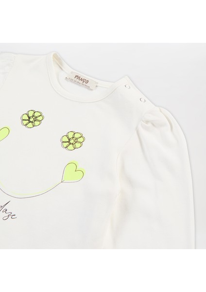 Baskı Detaylı Uzun Kollu T-Shirt
