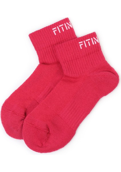 Premium Performance quarter Unisex Spor çorap pembe modelleri