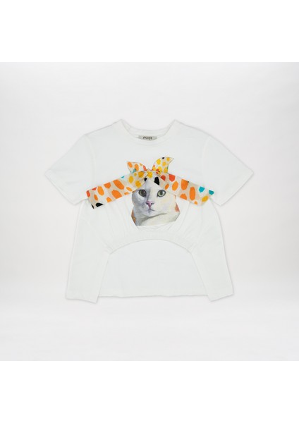 Üç Boyutlu Baskı Detaylı T-Shirt