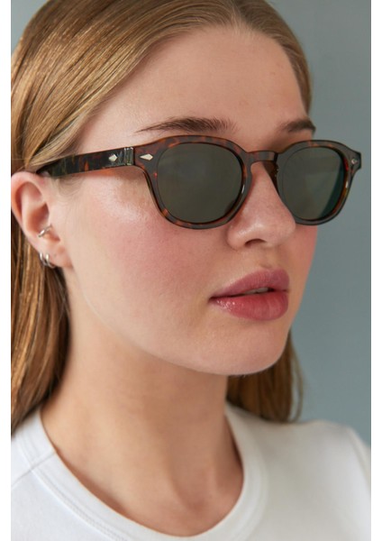 Ryan Magic Leopard Green Güneş Gözlüğü fırsatları