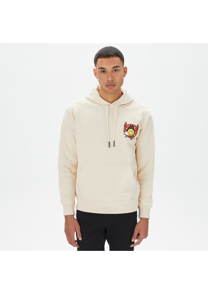 Smiley Inner Peace Pullover.Acrn Sweatshirt