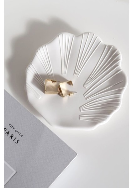 Deniz Kabuğu Şeklinde Dekoratif Tabak Takı Tabağı fiyatları