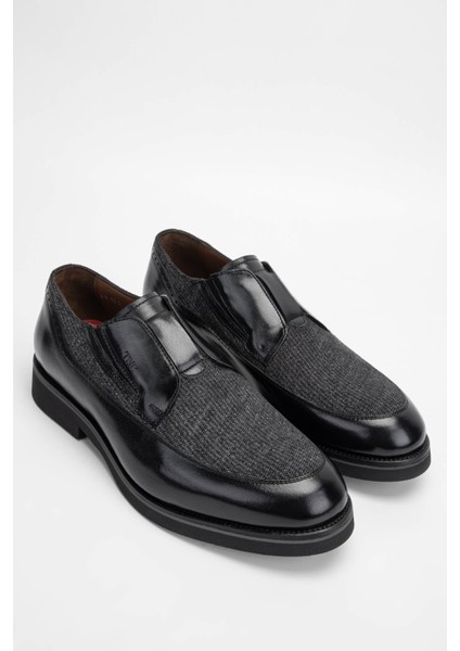 Erkek Deri/Tekstil Siyah Makosen Ayakkabı 477 49155 Erk Ayk Sk23/24 Sıyah Bfl/Kms fiyatları