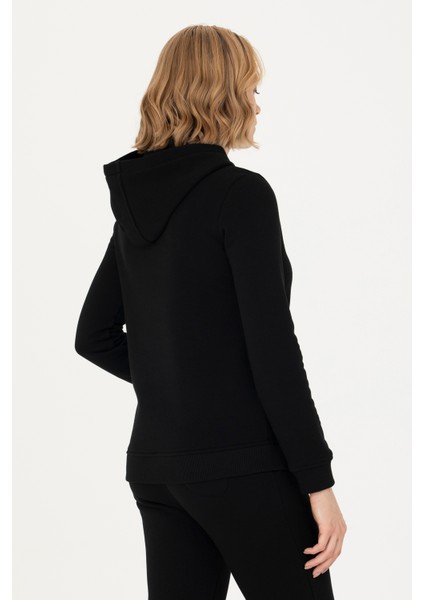 Kadın Siyah Sweatshirt 50271557-VR046 indirimleri