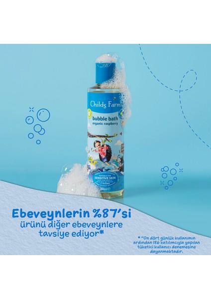 Childs Farm Organik Ahududu Özlü Çocuk Banyo Köpüğü 250ML