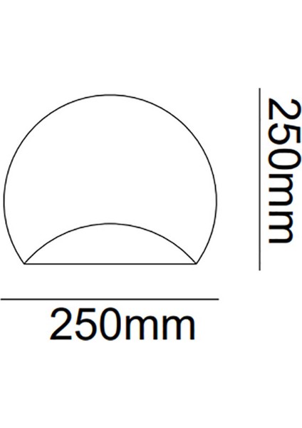 voxlamp lighting solutions Fib Led Duvar Aplik 25  cm