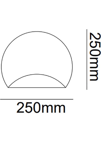 Fib Led Duvar Aplik 25 cm