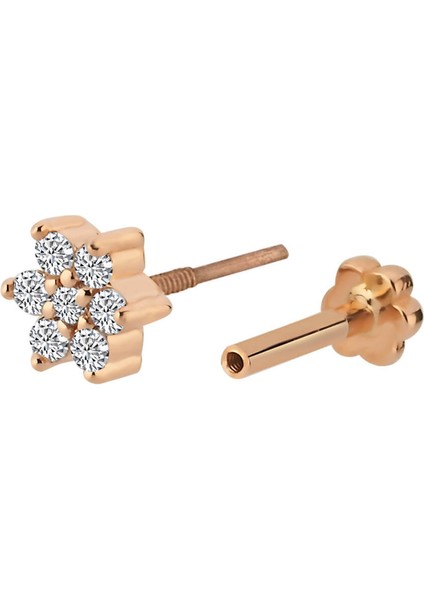 Pırlanta Bloom Tragus Piercing 0435E0010