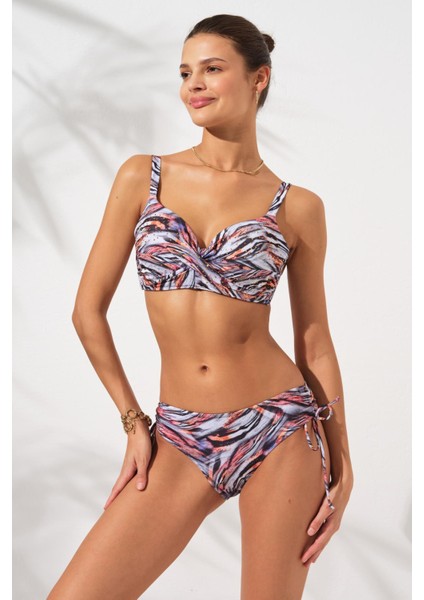 Sole Kaplı Toparlayıcı Bikini Tiger 231229-T
