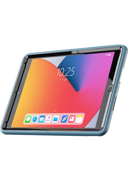 Ipad 10.2 (8.nesil) Kılıf Hand Strap Tablet Kılıfı - Turkuaz 277097