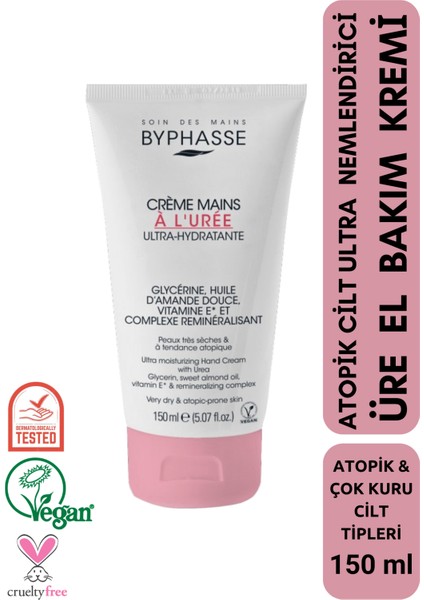 Atopik Cilt Ultra Nemlendirici El Kremi 150ML