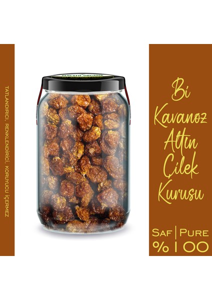 Cam Kavanozda Katkısız Altın Çilek Kurusu 660 cc Pure Dried Goldenberry