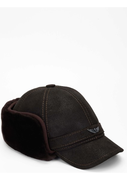 Erkek Deri Kahverengi Şapka 524 1100 Sapka SK23/24 Kahve fiyatları