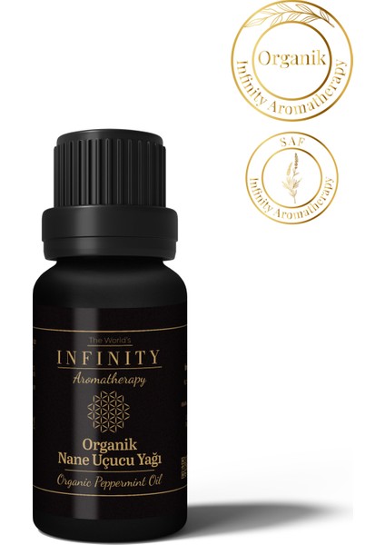 Organik Nane Uçucu Yağı (Peppermint Essential Oil), %100 Saf ve Doğal Bitkisel Uçucu Yağ, 10 ml