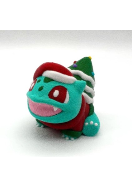 #0001 Yılbaşı Ağacı Bulbasaur Pokemon Figürü