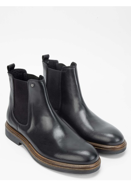 Erkek Hakiki Deri Siyah Casual Bot 537 3384 Erk Bot SK23/24 Sıyah fiyatları