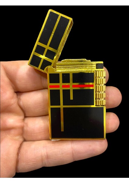 Siyah Çizgili Yandan Çarklı Gazlı Çakmak 109311 fiyatları