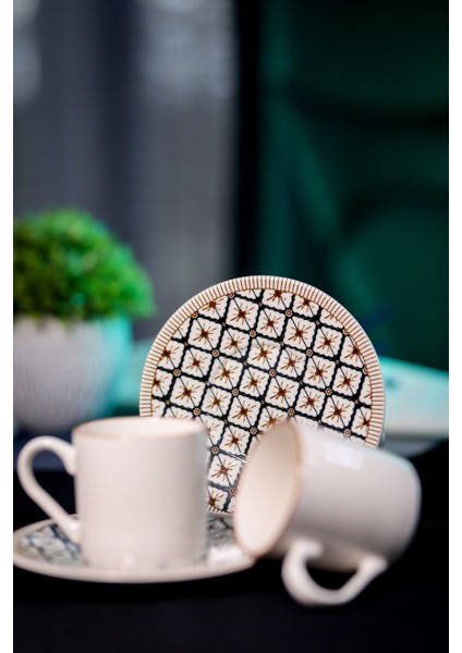 Beste 12 Parça 6 Kişilik Kahve Takımı modelleri