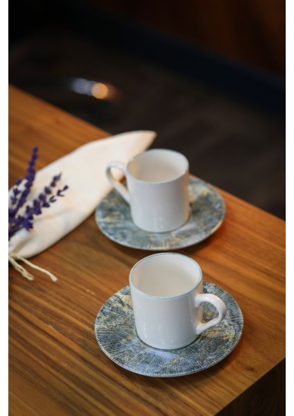 Eksen 12 Parça 6 Kişilik Kahve Takımı