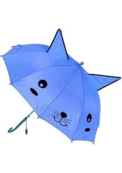 Düdüklü ve Kulaklı Baston Çocuk Şemsiye