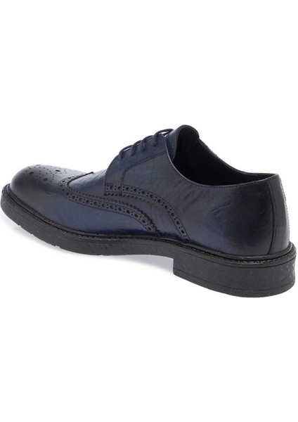 Lacivert Hakiki Deri Erkek Klasik Ayakkabı - E23S1AY56536-A31 modelleri